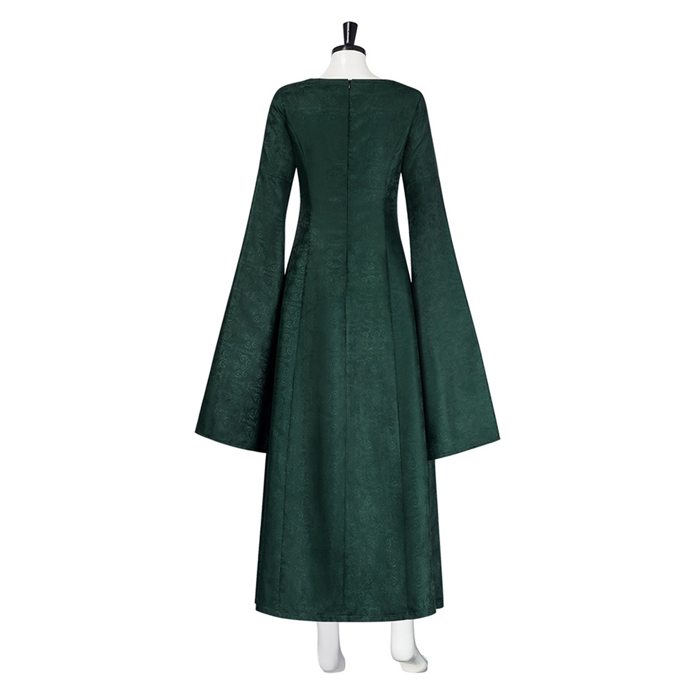 House of the Dragon Alicent Hightower Women Green Dress Outfits Halloween Carnival Cosplay Costume