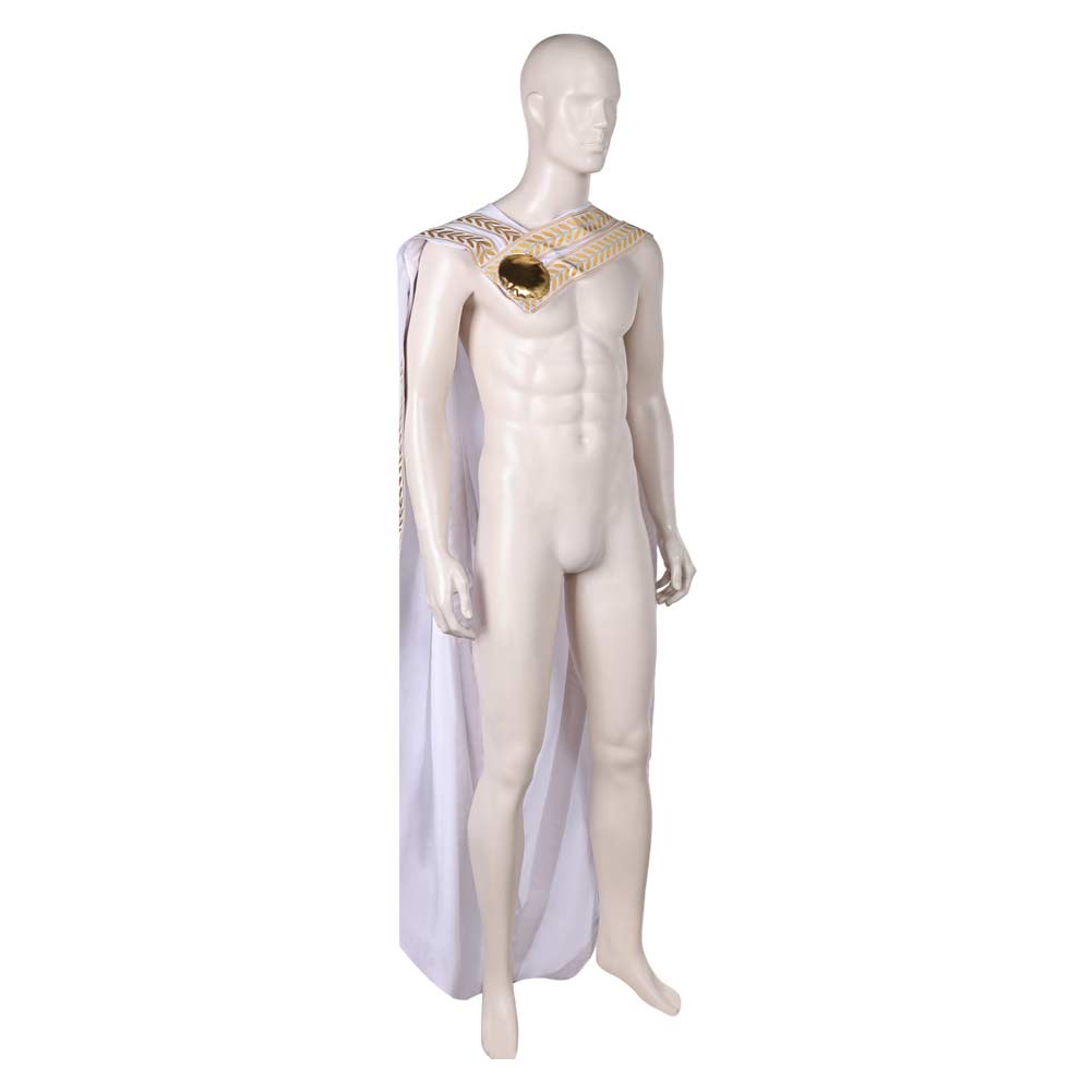 Gladiator Marcus Acacius White Cloak Outfits Halloween Carnival Costume