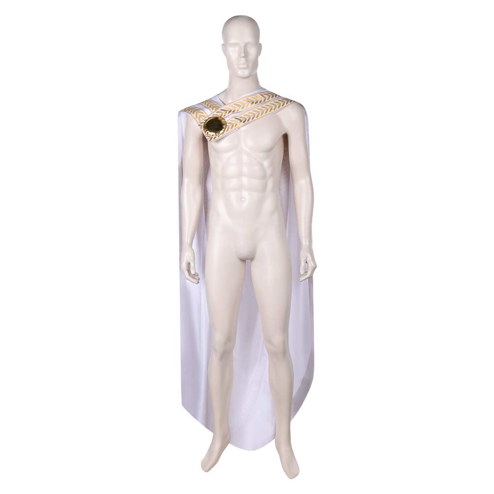 Gladiator Marcus Acacius White Cloak Outfits Halloween Carnival Costume