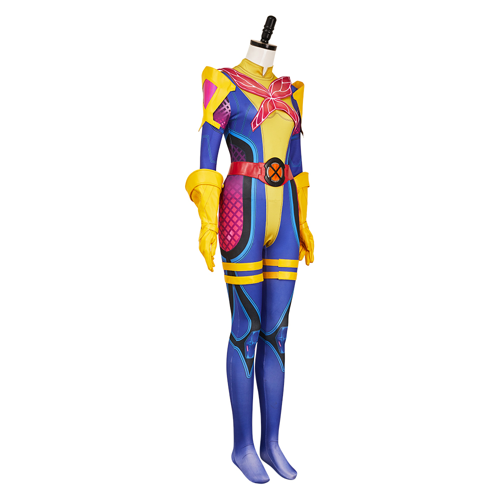 Rivals Psylocke Retro X-Unifrom Women Jumpsuit Outfits Halloween Carnival Party Cosplay Costume