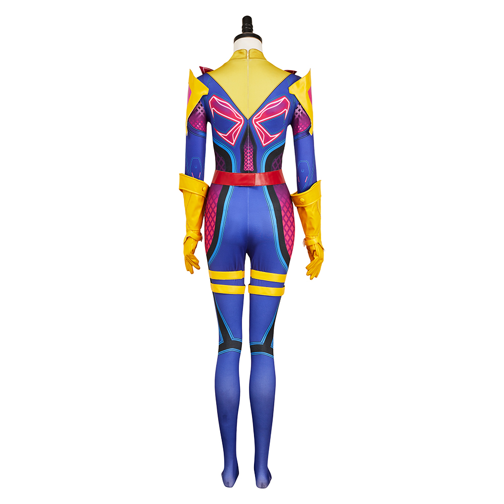 Rivals Psylocke Retro X-Unifrom Women Jumpsuit Outfits Halloween Carnival Party Cosplay Costume