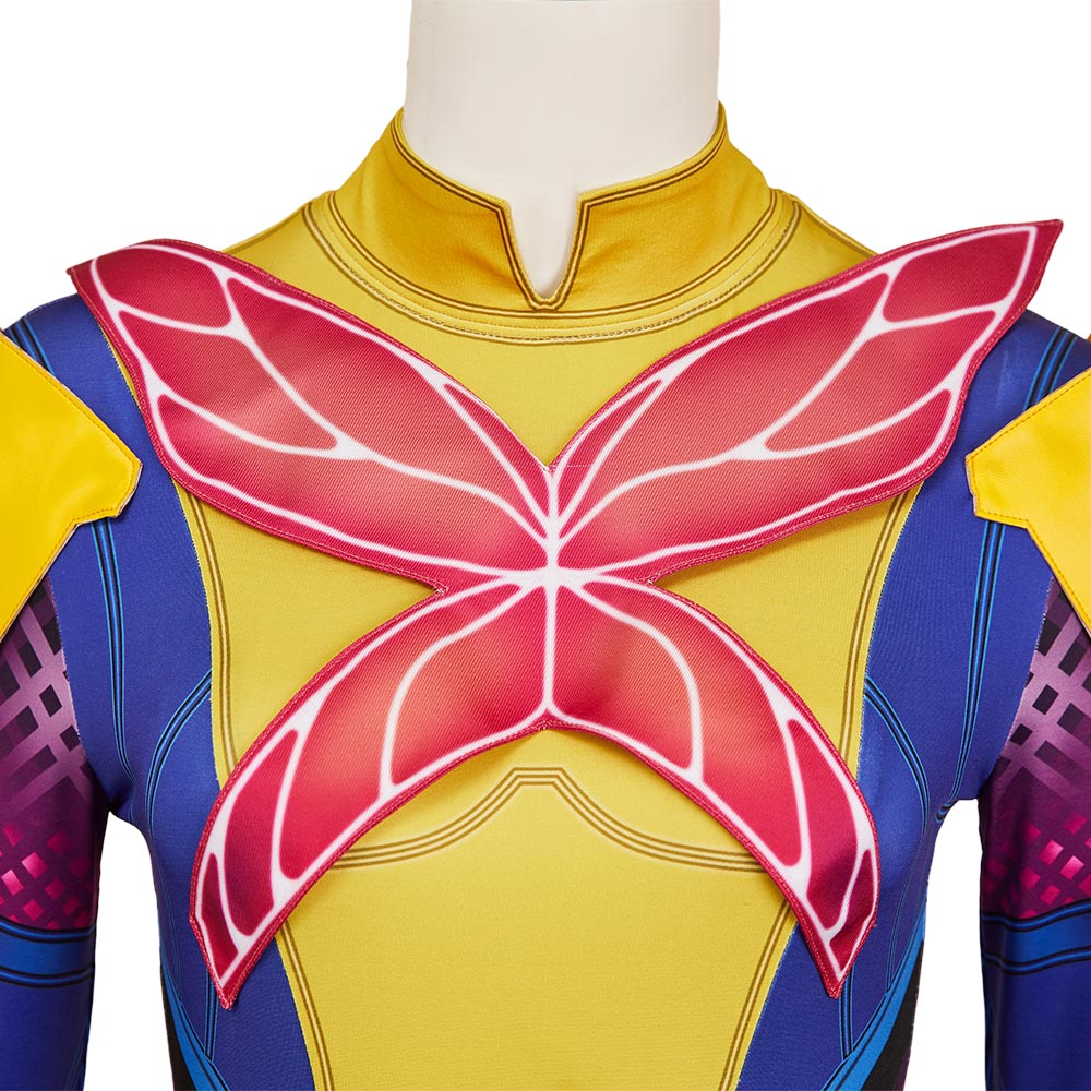 Rivals Psylocke Retro X-Unifrom Women Jumpsuit Outfits Halloween Carnival Party Cosplay Costume