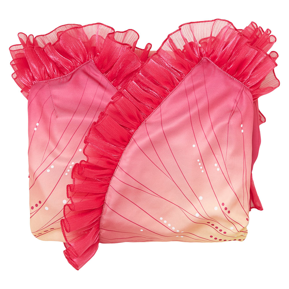 Wicked (2024) Glinda Rosy Dress Halloween Cosplay Costume