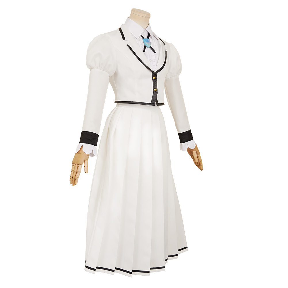 Rock Is a Lady‘s Modesty White School Uniform Outfits Halloween Carnival Cosplay Costume