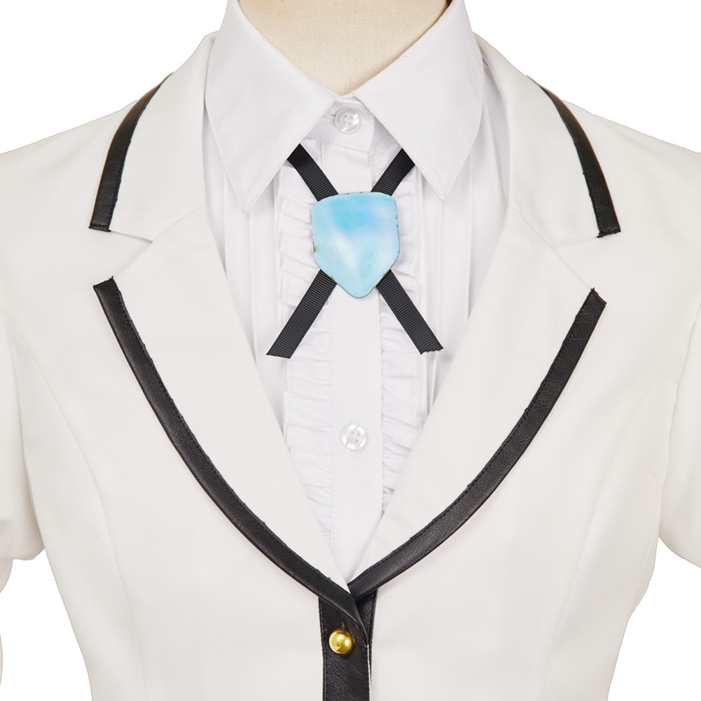 Rock Is a Lady‘s Modesty White School Uniform Outfits Halloween Carnival Cosplay Costume