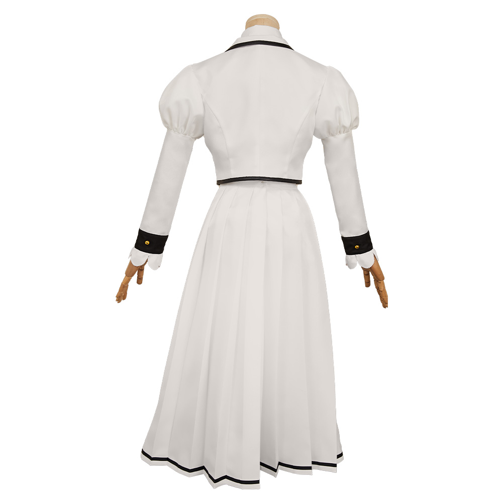 Rock Is a Lady‘s Modesty White School Uniform Outfits Halloween Carnival Cosplay Costume