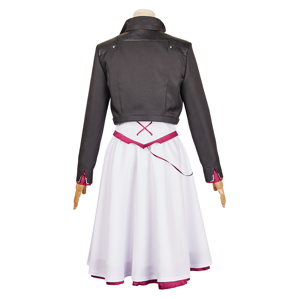 Arcane: League of Legends Season 2 Powder White Dress Outfits Halloween Carnival Cosplay Costume