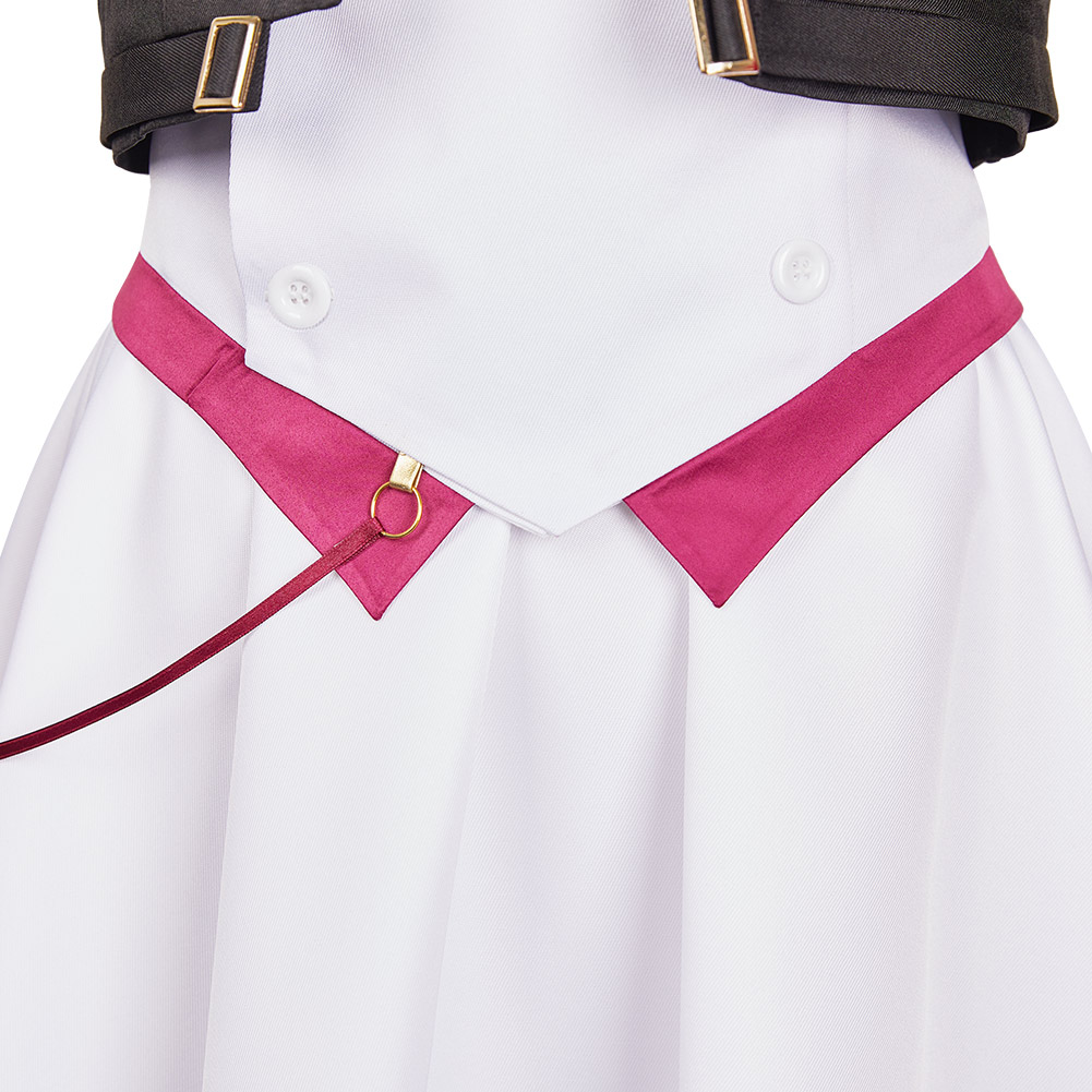 Arcane: League of Legends Season 2 Powder White Dress Outfits Halloween Carnival Cosplay Costume