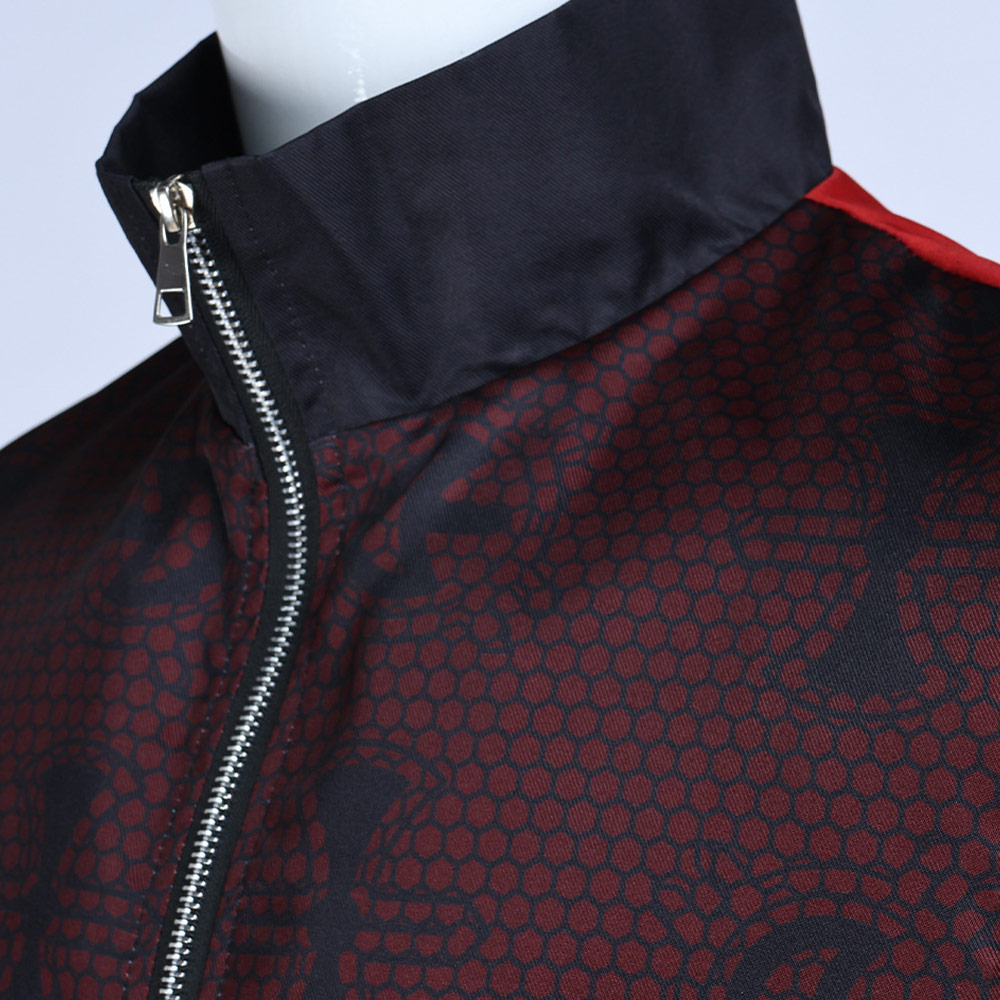 Zombies 4 Victor Men Red Jacket Shirt Pants Set Halloween Carnival Party Cosplay Costume