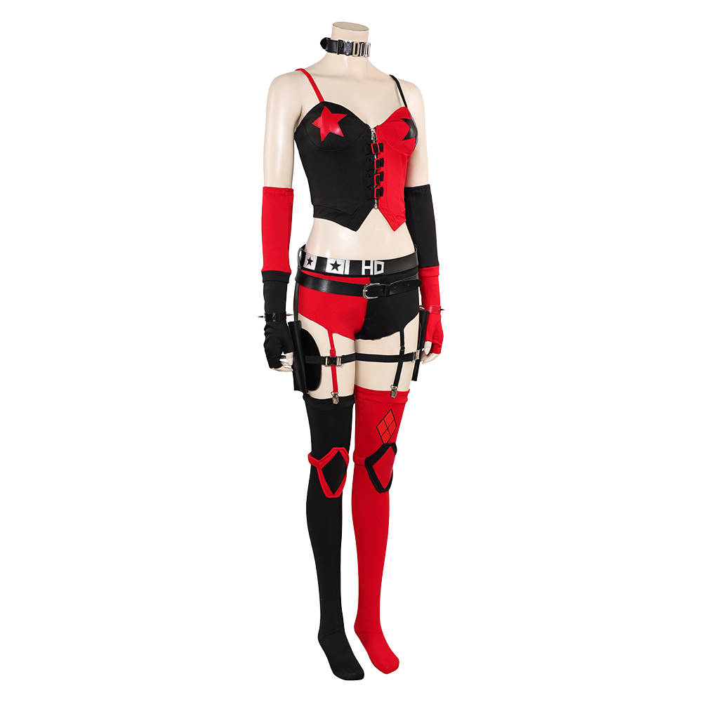 Dark Legion Harley Quinn Fullset Outfits Halloween Carnival Cosplay Costume