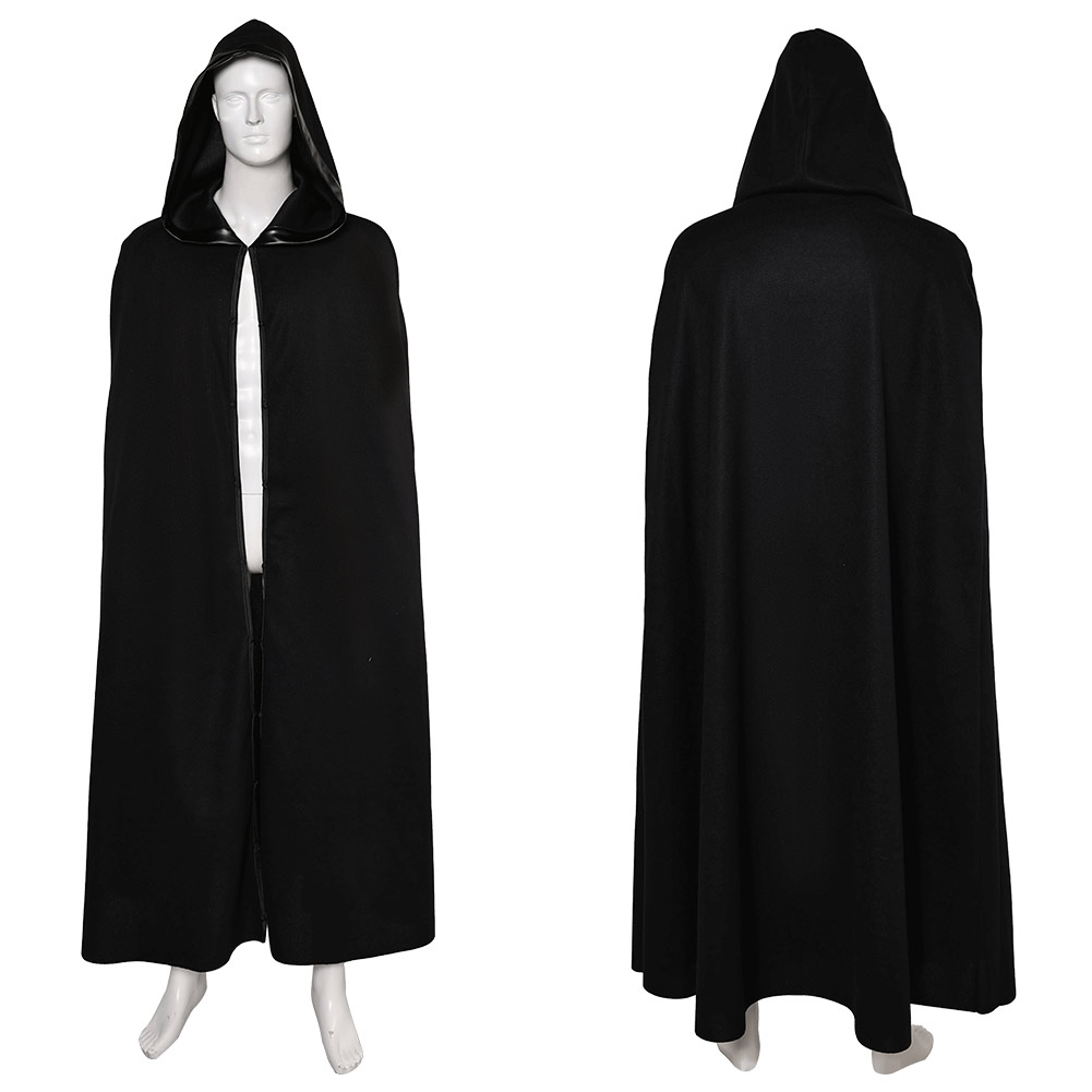 Ahsoka Baylan Skoll Black Jedi Cloak Halloween Carnival Party Cosplay Costume