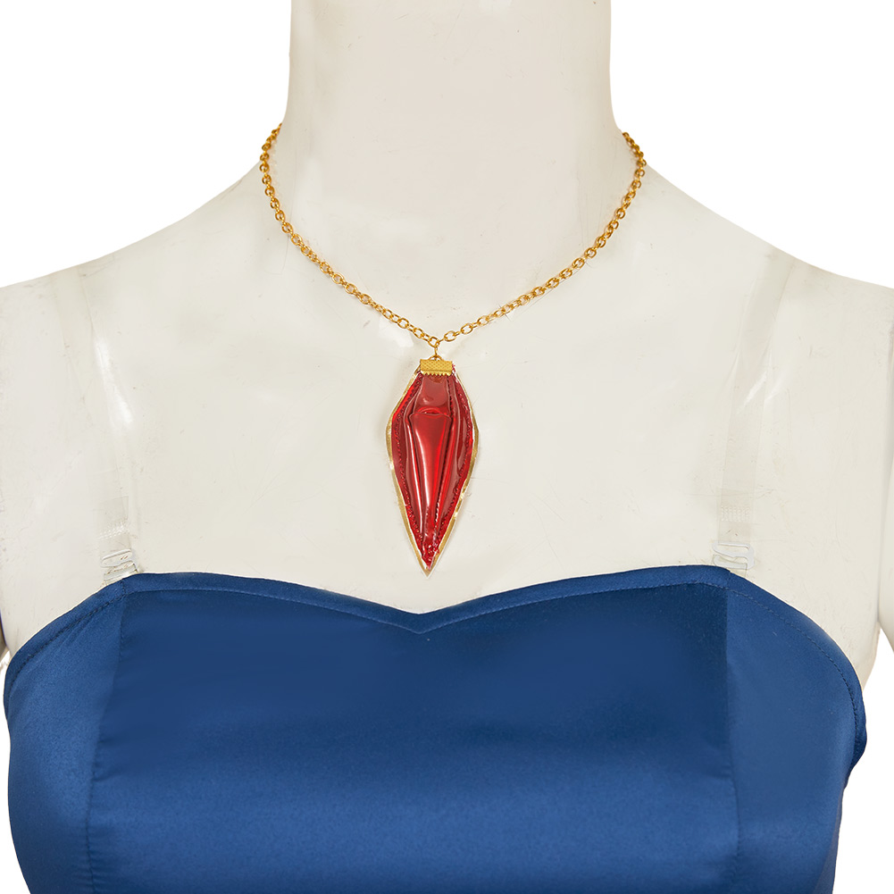 Dispatch Mandy Blue Dress Outfits Halloween Carnival Cosplay Costume