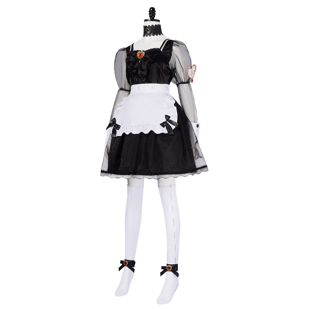 Identity V Priestess Crimson Maid Skirt Outfits Halloween Carnival Cosplay Costume