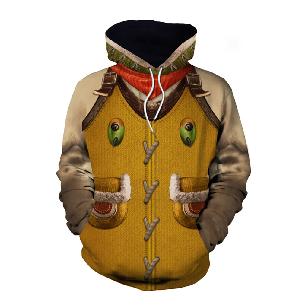 Monster Hunter: Wild Palico Hoodie 3D Printed Casual Sweatshirt Pullover Cosplay Costume