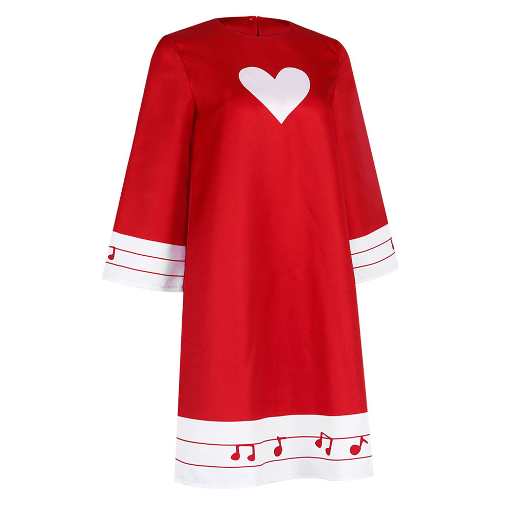 Hazbin Hotel (2024) Charlie Red Dress Outfits Halloween Carnival Cosplay Costume