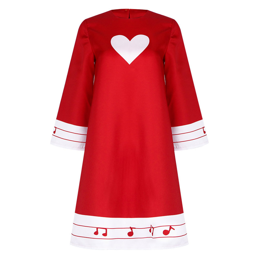 Hazbin Hotel (2024) Charlie Red Dress Outfits Halloween Carnival Cosplay Costume