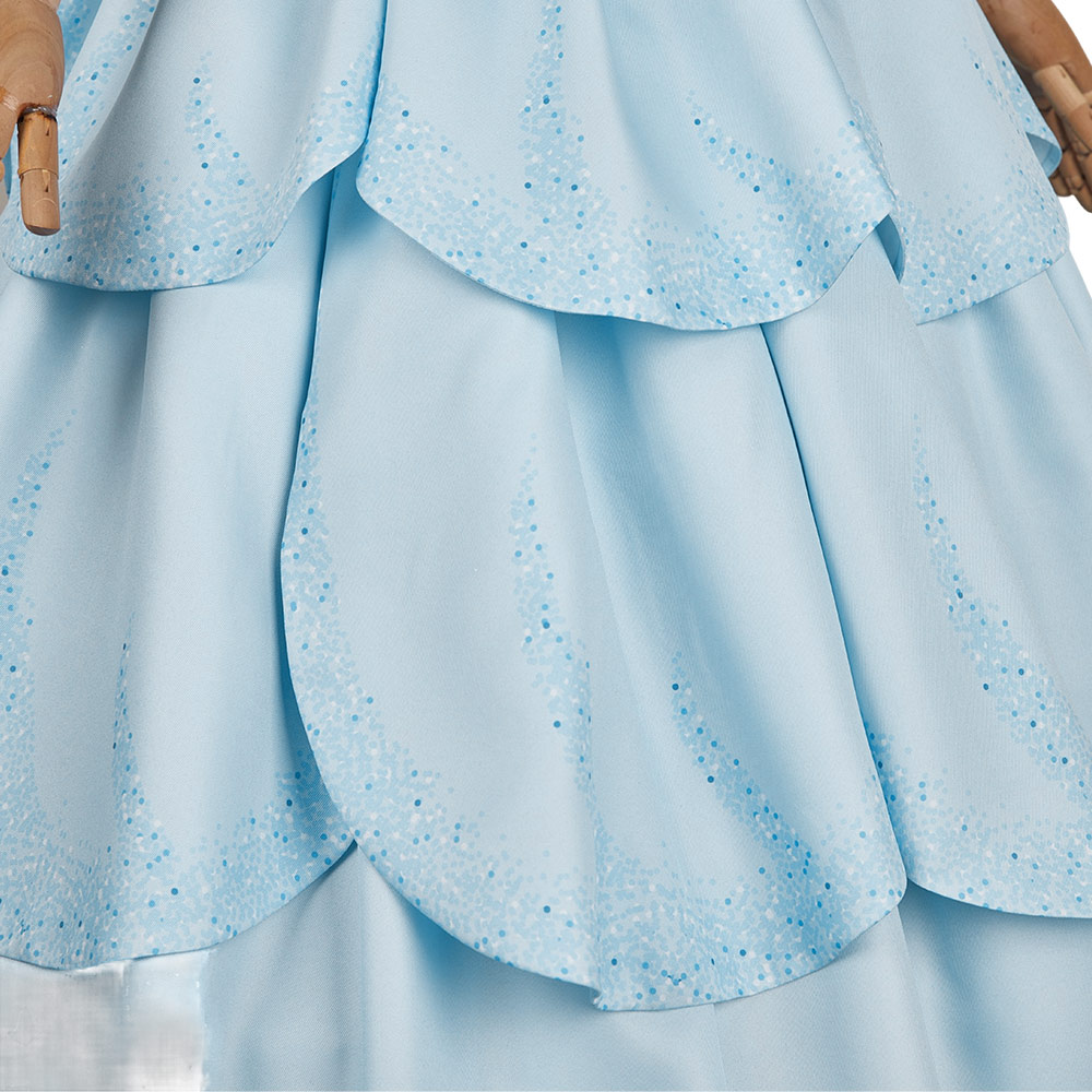 Wicked Musical Glinda Blue Gown Outfits Halloween Carnival Cosplay Costume