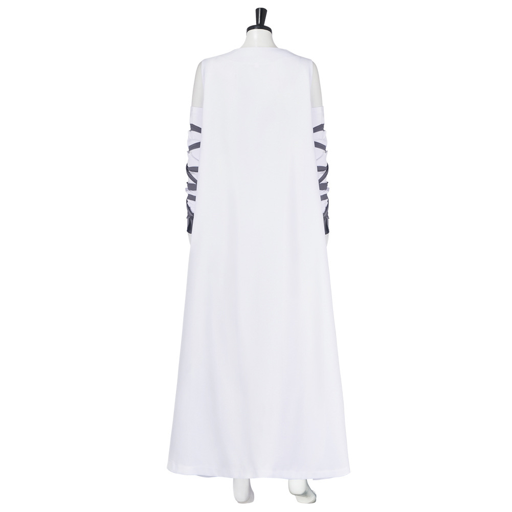 Frankenstein Elizabeth Women White Outfit Halloween Carnival Cosplay Costume