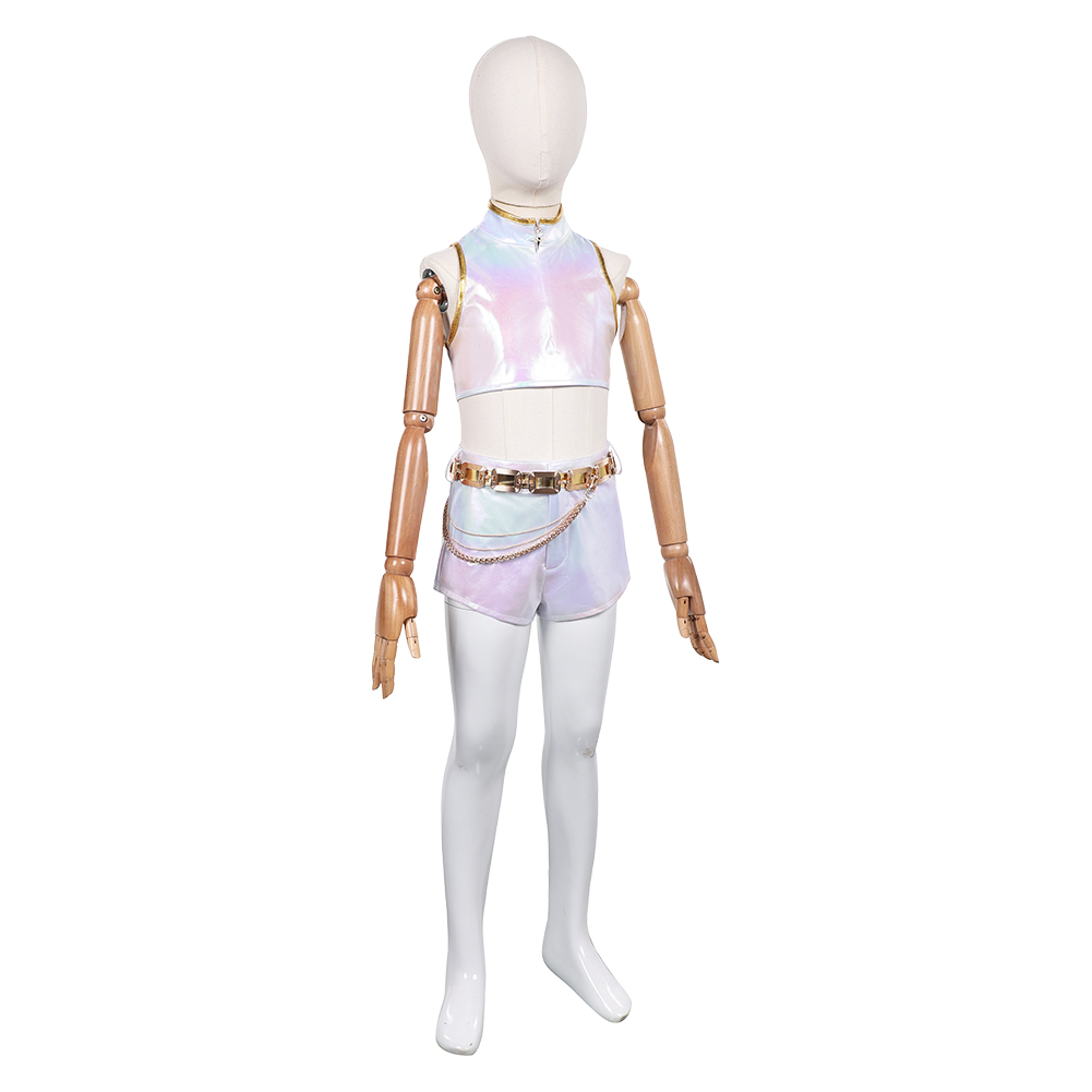 Kpop Demon Hunters Rumi What it Sounds Like Kids Children Halloween Carnival Party Cosplay Costume