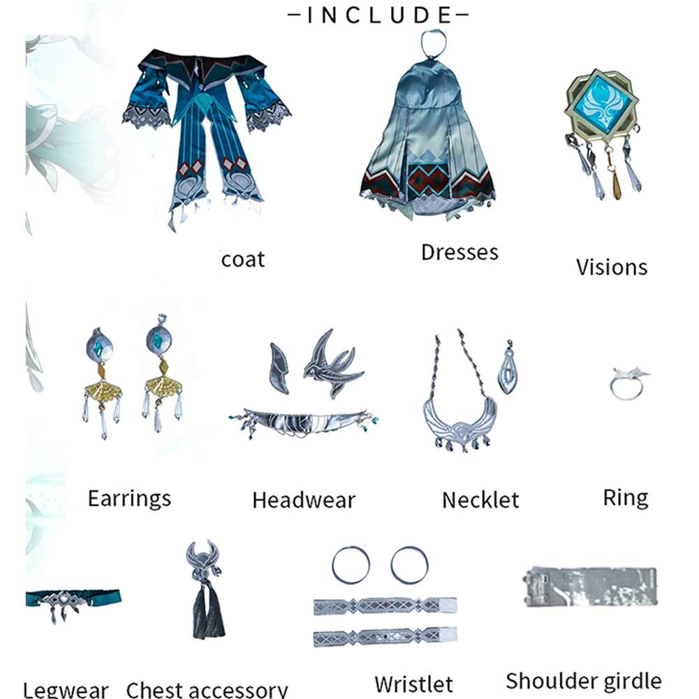 Genshin Impact Lan Yan Fullset Outfits Halloween Carnival Cosplay Costume