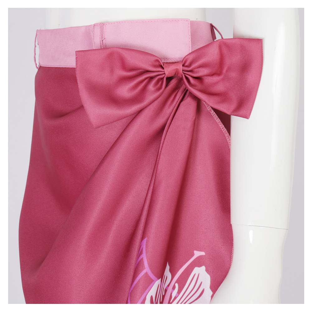 Final Fantasy VII: Rebirth Aerith Gainsborough Pink Outfits Halloween Carnival Cosplay Costume