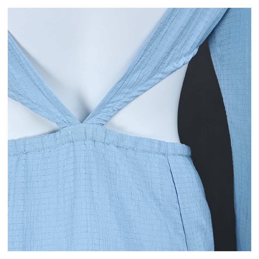 Padmé Amidala Women Blue Top Dress Set Halloween Carnival Party Cosplay Costume