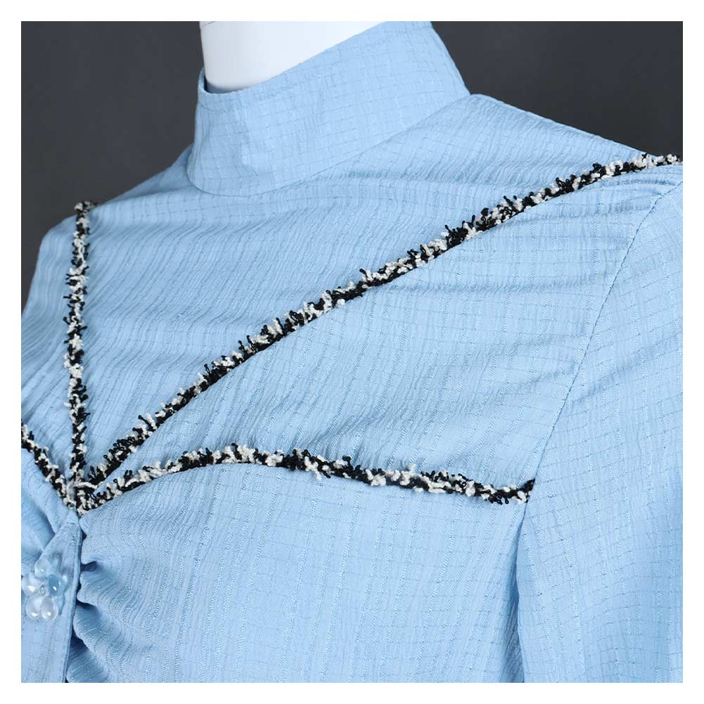 Padmé Amidala Women Blue Top Dress Set Halloween Carnival Party Cosplay Costume