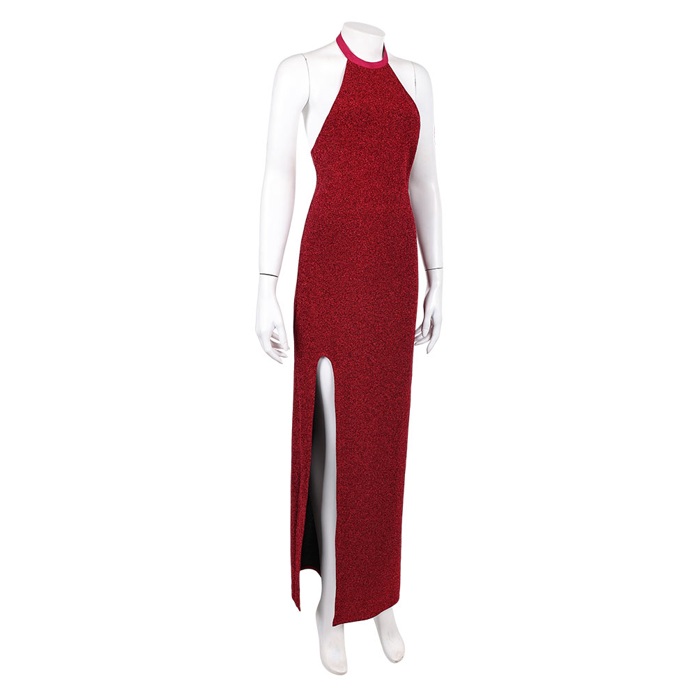 John Wick (2025) Eve Macarro Red Gown Halloween Carnival Party Cosplay Costume