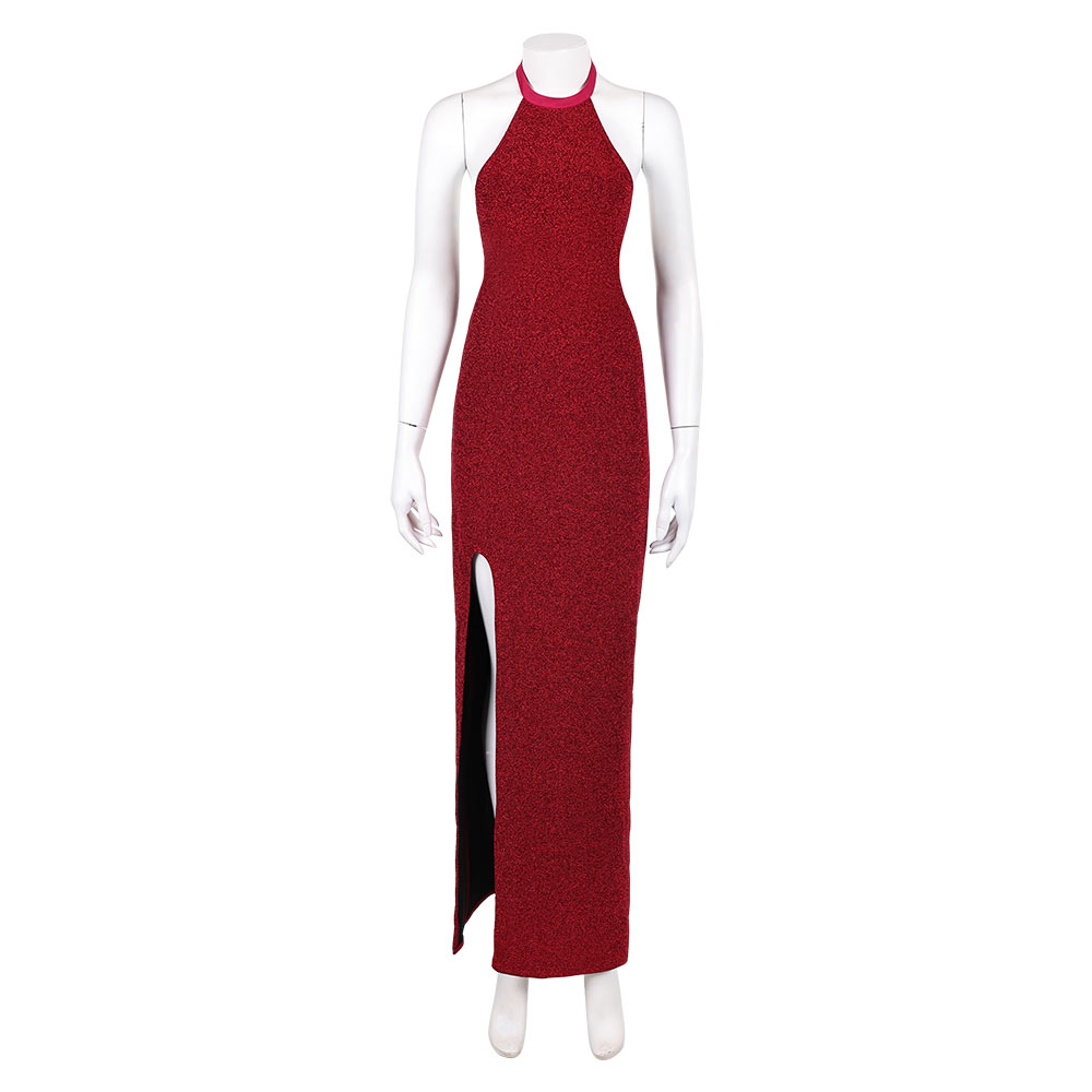 John Wick (2025) Eve Macarro Red Gown Halloween Carnival Party Cosplay Costume