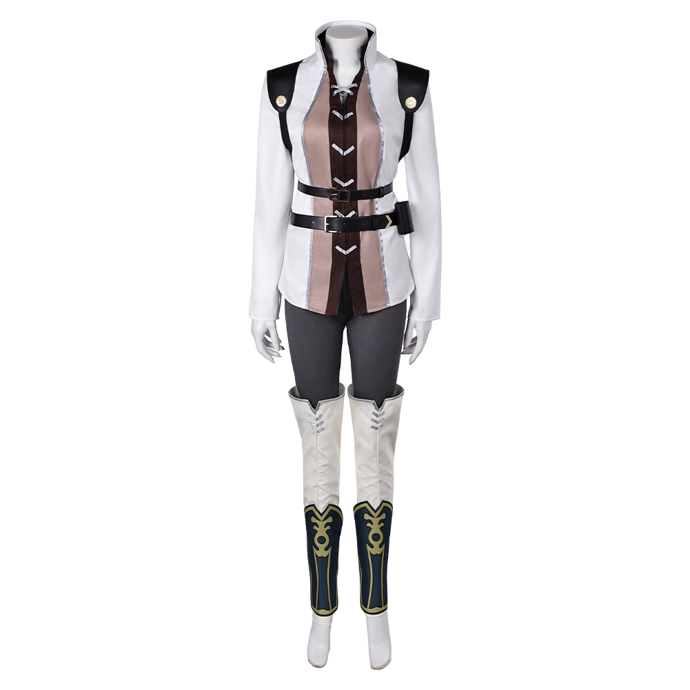 The Lord of the Rings:The war of rohirrim Hera White Knight Outfits Halloween Carnival Cosplay Cost