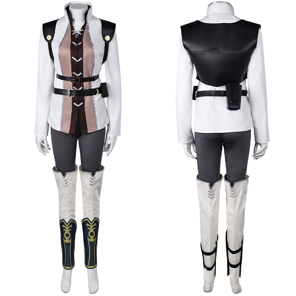 The Lord of the Rings:The war of rohirrim Hera White Knight Outfits Halloween Carnival Cosplay Cost