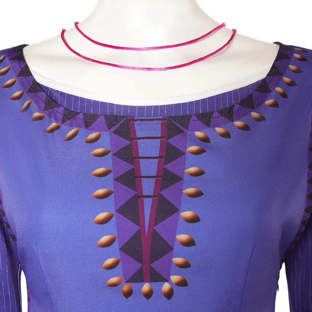 Movie Wish Asha Dress Outfits Halloween Carnival Suit Cosplay Costume
