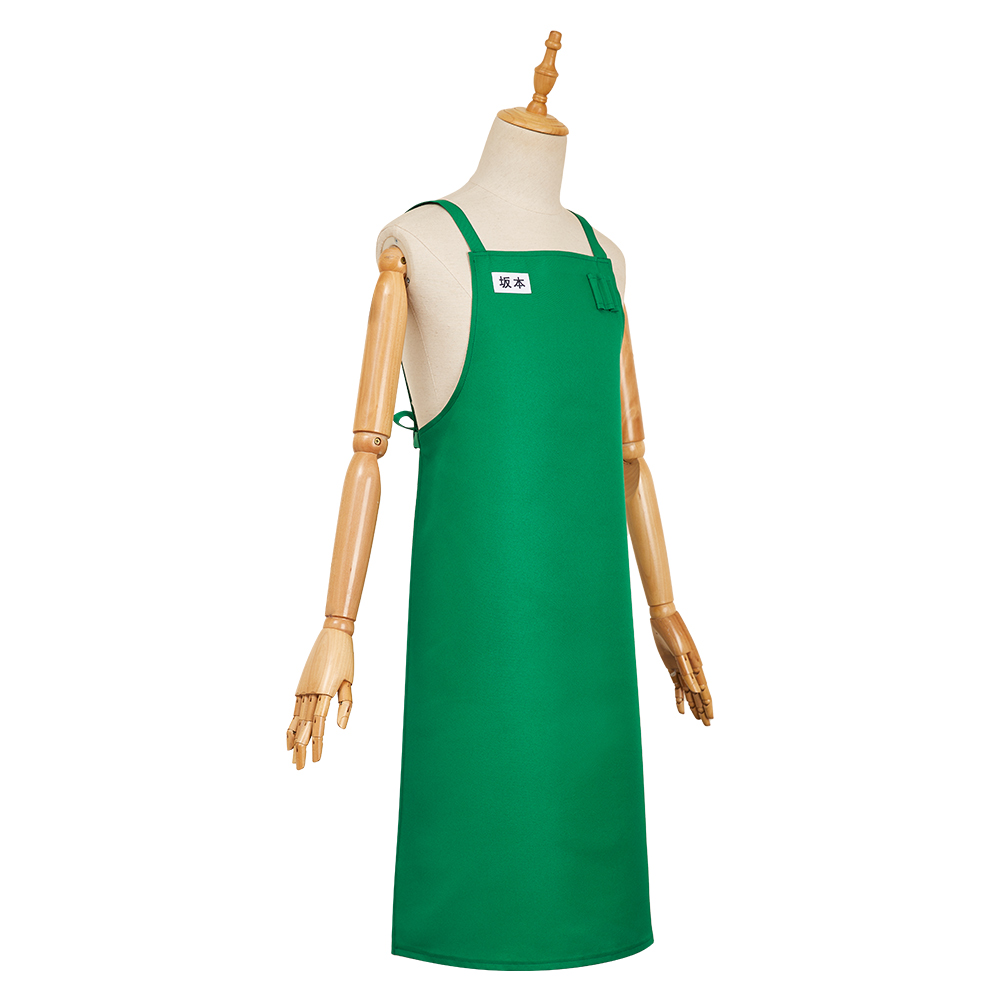 SAKAMOTO DAYS (2025) Taro Sakamoto Green Apron Outfits Halloween Carnival Cosplay Costume