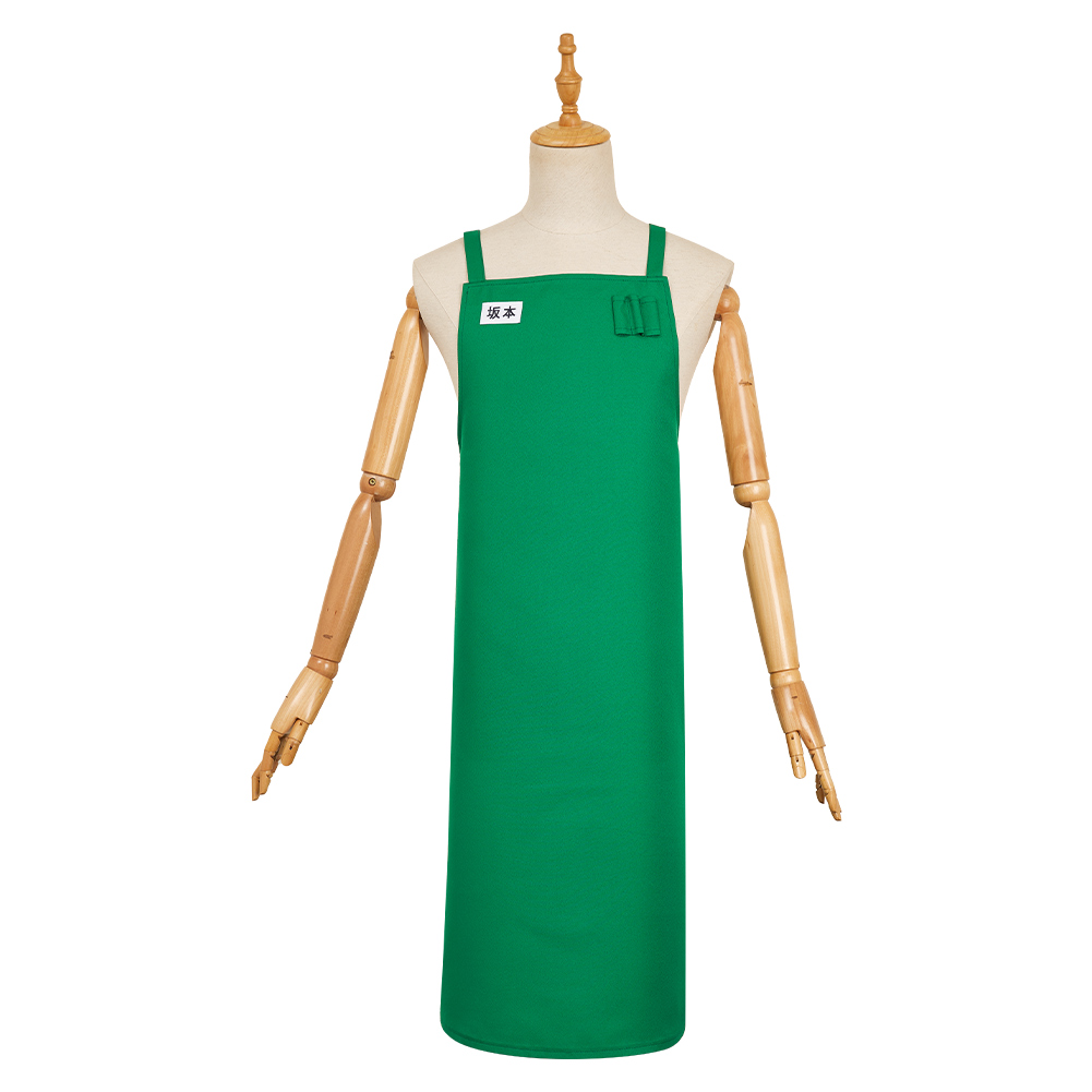 SAKAMOTO DAYS (2025) Taro Sakamoto Green Apron Outfits Halloween Carnival Cosplay Costume