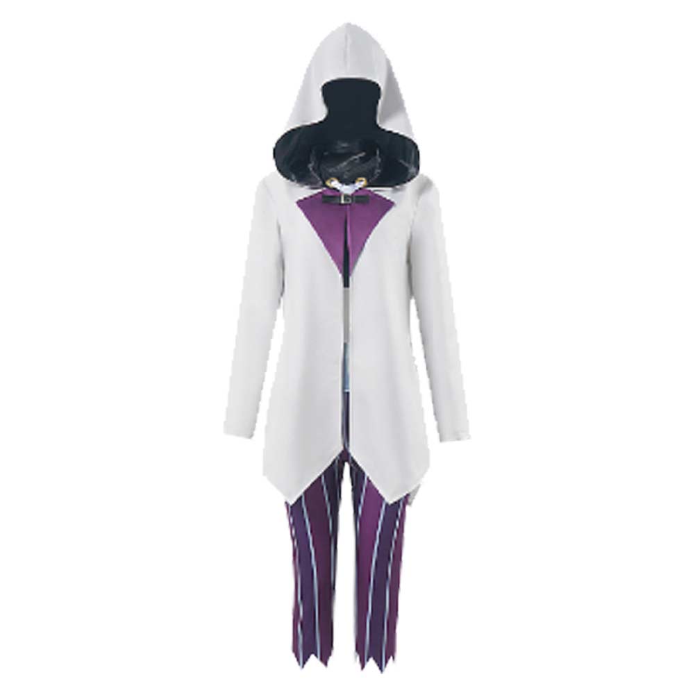 Arcane: League of Legends Season 2 Jinx White Cloak Set Halloween Carnival Party Cosplay