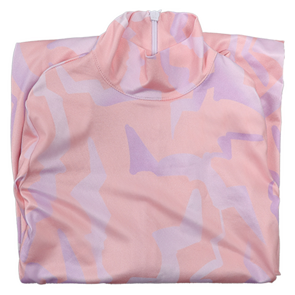 Kpop Demon Hunters Rumi Demon Pattern Jumpsuit Kids Children Halloween Carnival Party Cosplay Costume