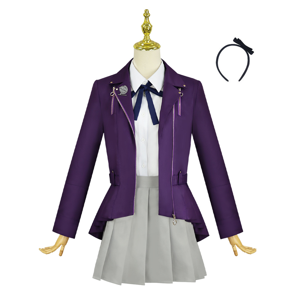 The Hundred Line Kirifuji Nozomi Women School Uniform Halloween Carnival Party Cosplay Costume