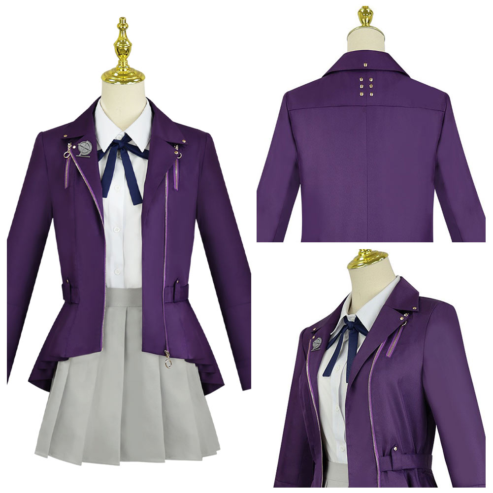 The Hundred Line Kirifuji Nozomi Women School Uniform Halloween Carnival Party Cosplay Costume