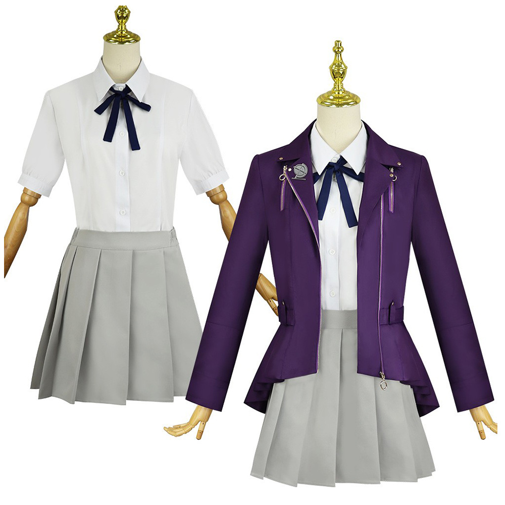 The Hundred Line Kirifuji Nozomi Women School Uniform Halloween Carnival Party Cosplay Costume