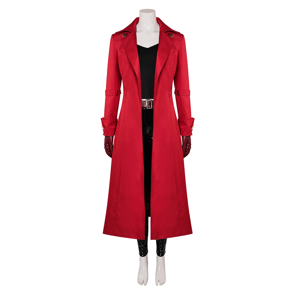 Creature Commandos (2024) The Bride Red Long Coat Outfits Halloween Carnival Cosplay Costume