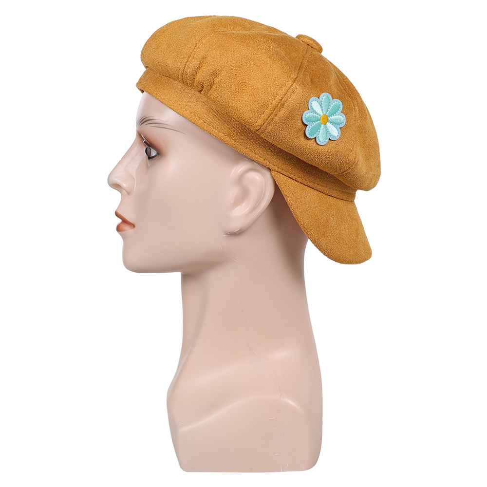 Kpop Demon Hunters Saja Boys Baby Yellow Beret Hat Halloween Carnival Cosplay Costume Accessories