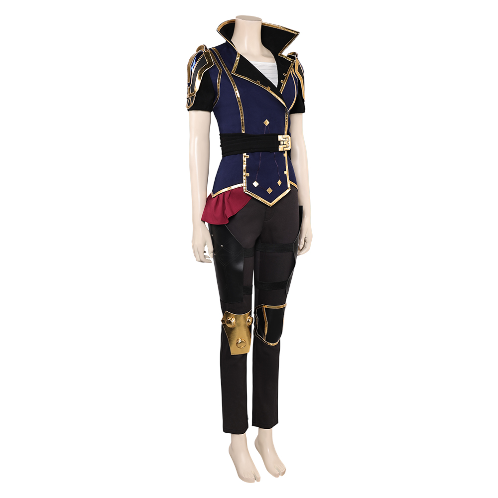 Arcane: League of Legends Season 2 Vi Blue Uniform Outfits Halloween Carnival Cosplay Costume
