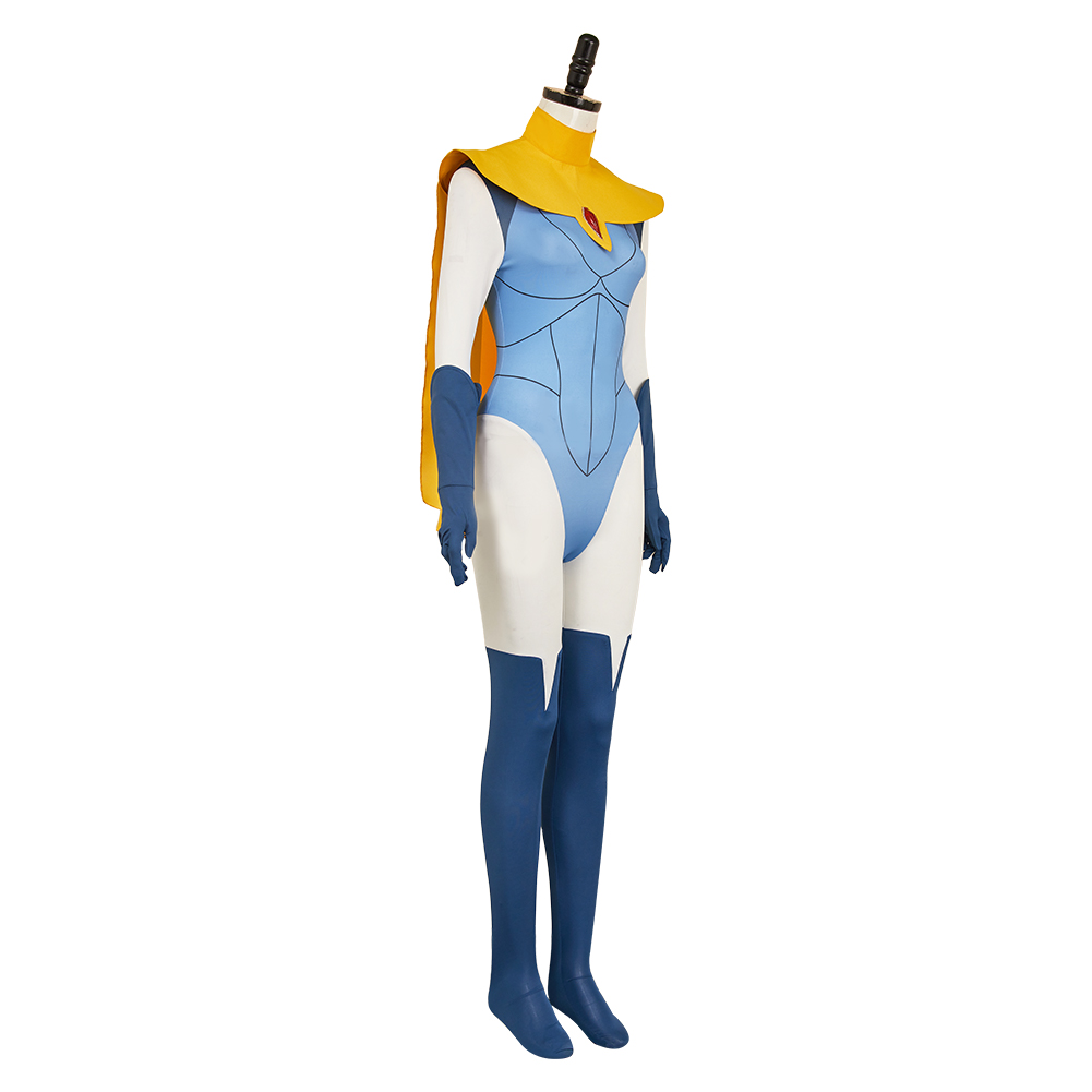 Dispatch Mandy Blue Outfits Halloween Carnival Cosplay Costume