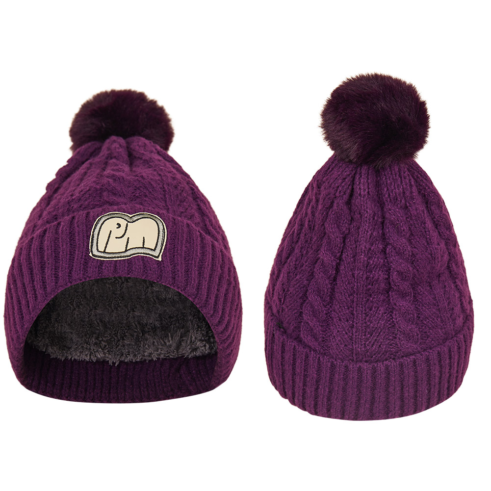 Mobile Suit Gundam (2025)  Amate Yuzuriha Purple Knit Hat Halloween Carnival Cosplay Costume