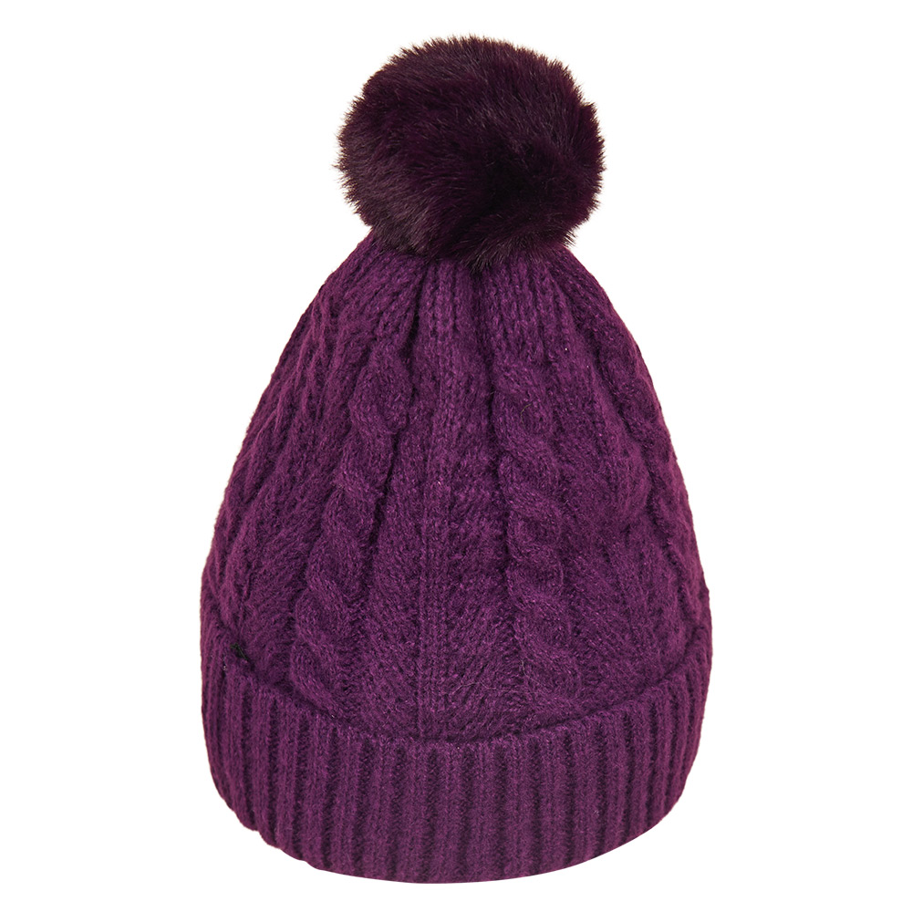 Mobile Suit Gundam (2025)  Amate Yuzuriha Purple Knit Hat Halloween Carnival Cosplay Costume