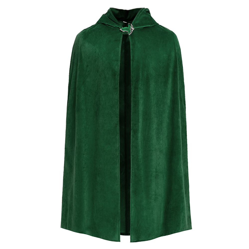 The Lord of the Rings Bilbo Baggins Green Cloak Halloween Carnival Party Cosplay Costume