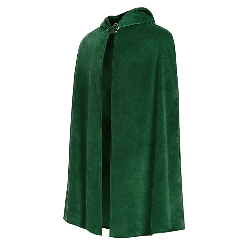The Lord of the Rings Bilbo Baggins Green Cloak Halloween Carnival Party Cosplay Costume