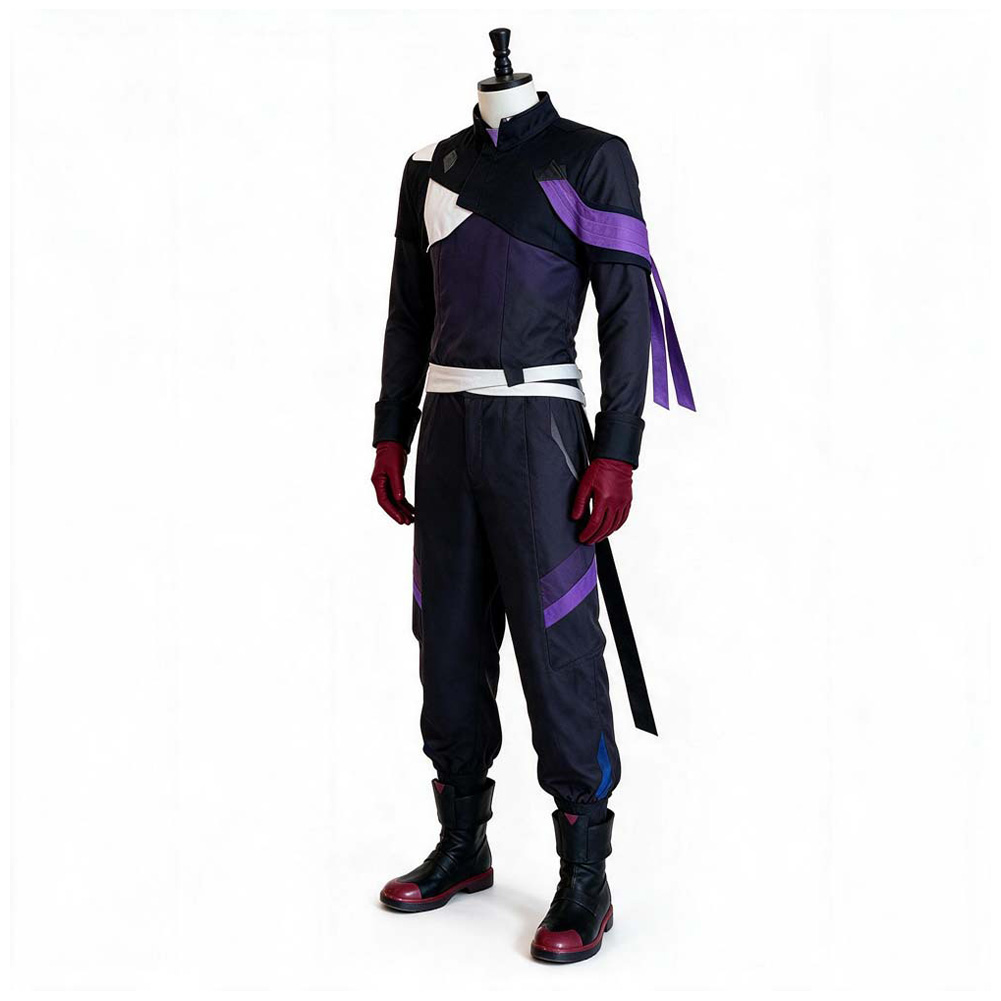 Movie Version Kirito Purple Outfit Halloween Carnival Cosplay Costume