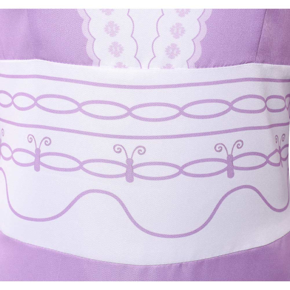 A Monster in Paris Lucille Purple Dress Halloween Carnival Party Cosplay Costume