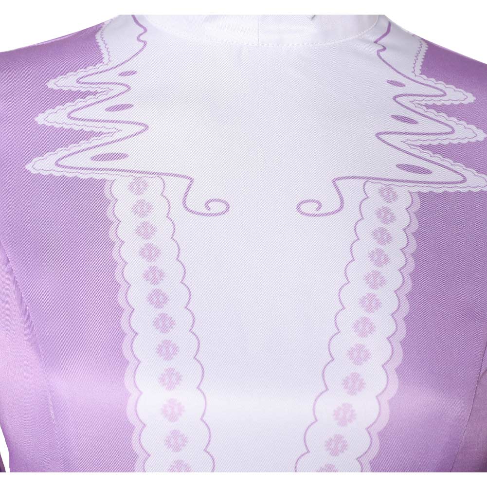 A Monster in Paris Lucille Purple Dress Halloween Carnival Party Cosplay Costume